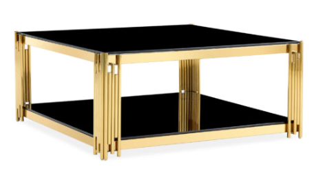 CS336_Black_Gold Coffee Table